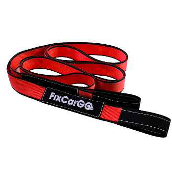 Трос буксировочный с петлями, 50 мм, 7 т, 4 м. Трос буксировочный с петлями, 50 мм, 7 т, 4 м.